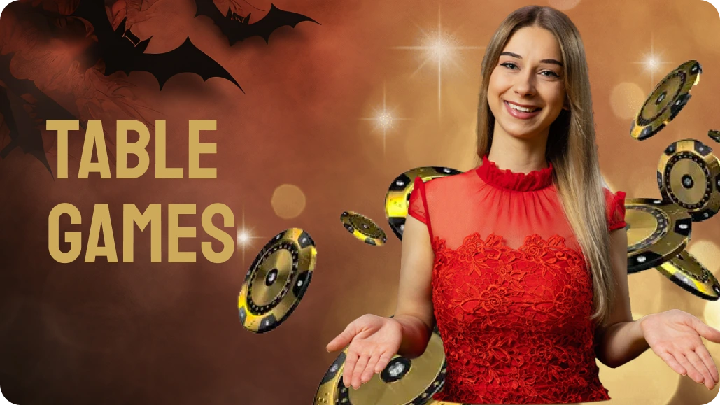 Table games mobile banner